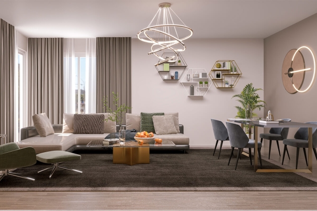 Diseño de la caja de acero Elysium 72 m²