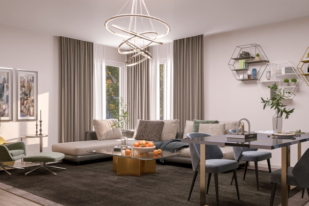 Casa de acero espaciosa y práctica Elysium 72 m²