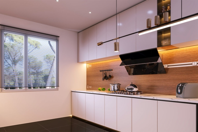 Minimalist steel house model Elysium 72 m²