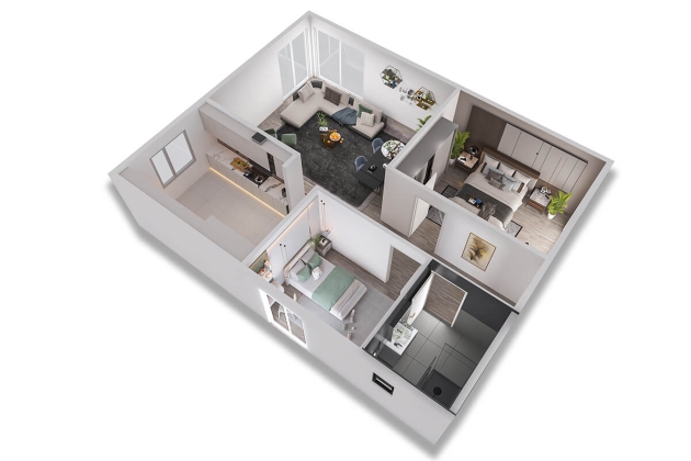 High quality steel house Elysium 72 m²