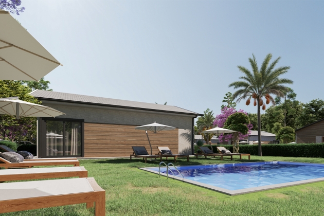 Casa de acero energéticamente eficiente Elysium 72 m²