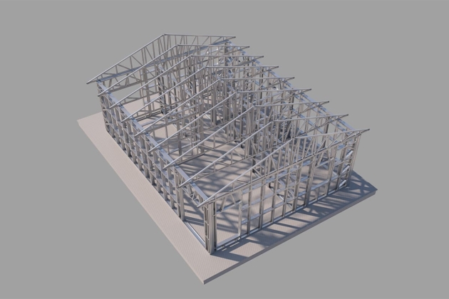 Luxury steel house project Elysium 72 m²