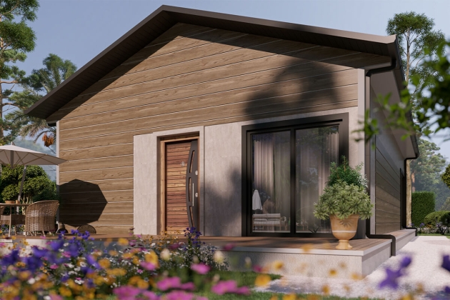 Casa de acero duradera Elysium 72 m²