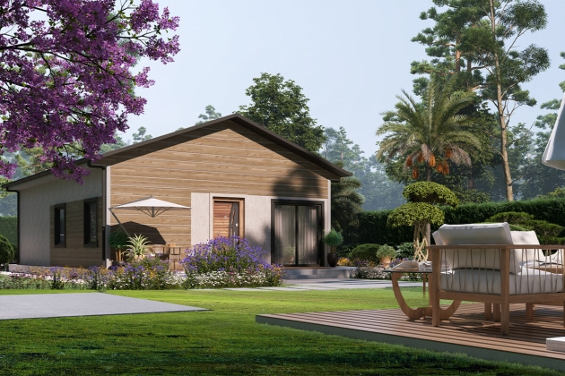 Şık ve dayanıklı çelik ev Huzur Diyarı 72 m²