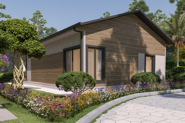 Çelik konstrüksiyon ev Huzur Diyarı 72 m²