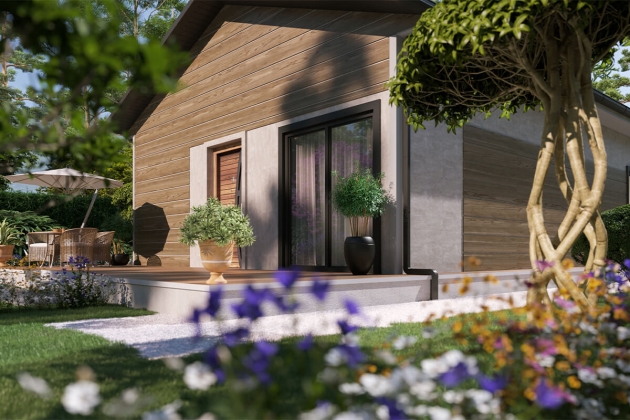 Konforlu yaşam alanı Huzur Diyarı 72 m²