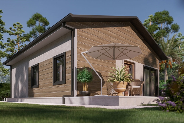 Güvenli çelik ev yapısı Huzur Diyarı 72 m²