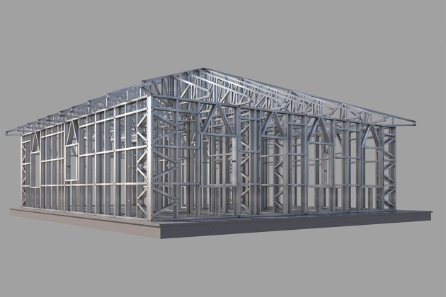 Modern steel house Legacy 95 m²