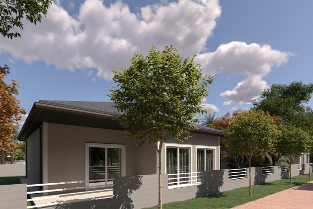 Prefabricated steel house model Legacy 95 m²