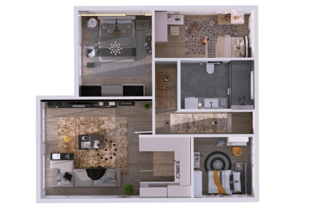 Ferah ve kullanışlı çelik ev Miras 95 m²