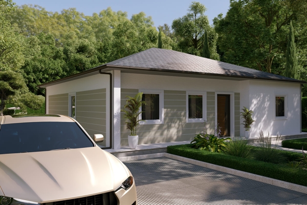 Energy efficient steel house Dawn 128 m²