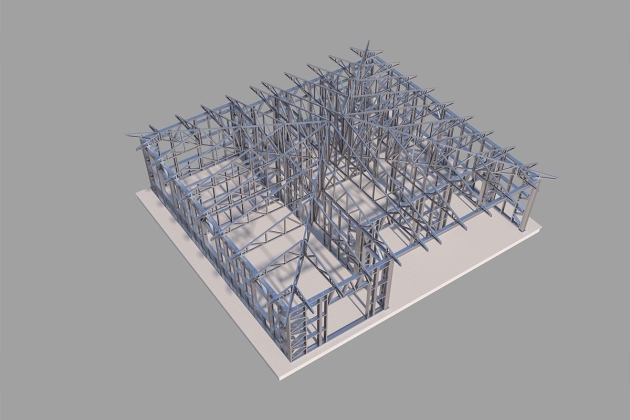 Premium steel house model Dawn 128 m²