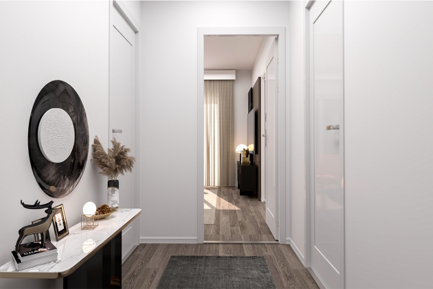 Mimarisiyle öne çıkan ev Şafak 128 m²