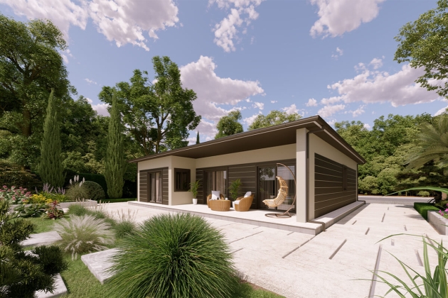 Şık ve dayanıklı çelik ev Şafak 128 m²