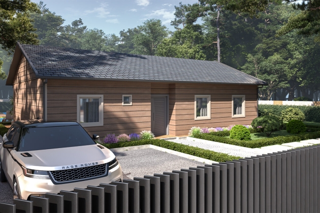 Sustainable steel house Aquilonia Majestica 124 m²