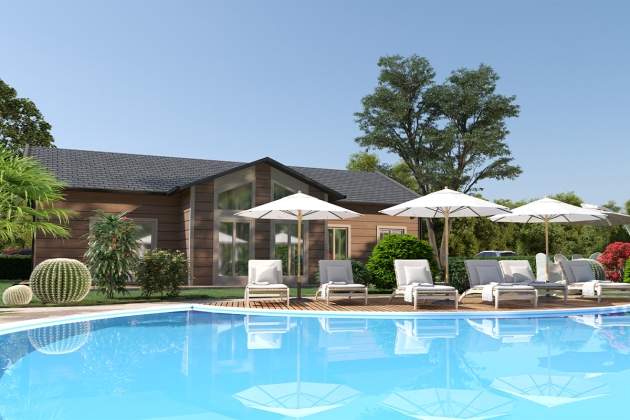 Çelik ev tasarımı Asil Kuzey Diyarı 124 m²