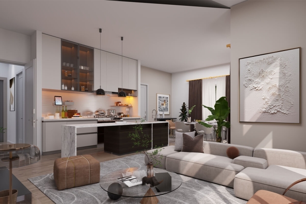 Lüks çelik ev projesi Asil Kuzey Diyarı 124 m²