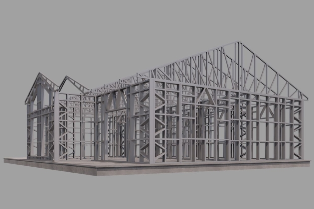 Yüksek izolasyonlu çelik ev Asil Kuzey Diyarı 124 m²