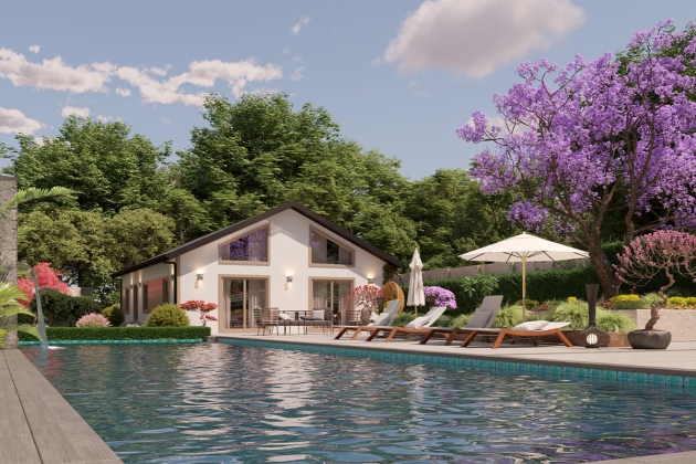 Modelo de casa de acero de primera calidad Concordia Regalis 111 m²