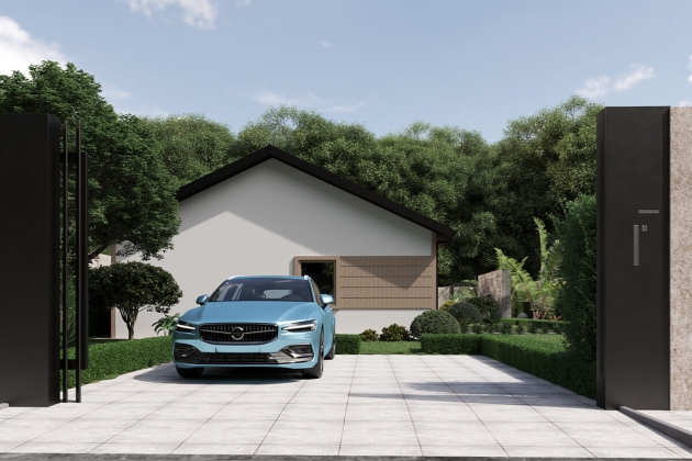 Casa de acero sostenible Concordia Regalis 111 m²