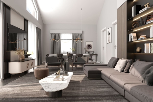 Modelo de casa prefabricada de acero Concordia Regalis 111 m²