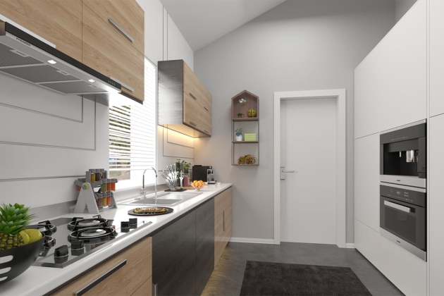 Modelo de casa minimalista de acero Concordia Regalis 111 m²