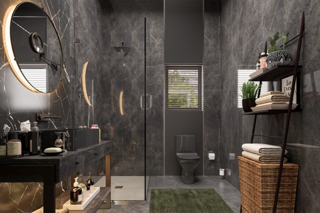 Minimalist çelik ev modeli Kraliyet Uyumu 111 m²