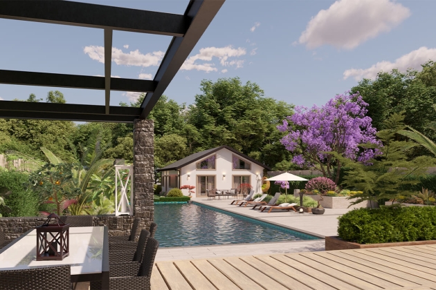 Estetik ve sağlam çelik ev Kraliyet Uyumu 111 m²