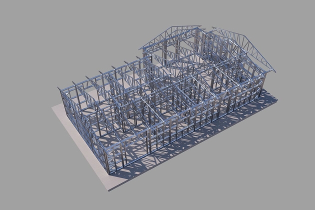 Highly insulated steel house Horizon 120 m²