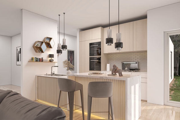 Aesthetic and robust steel house Horizon 120 m²