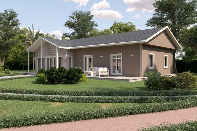 Ufuk 120 m² modern çelik ev