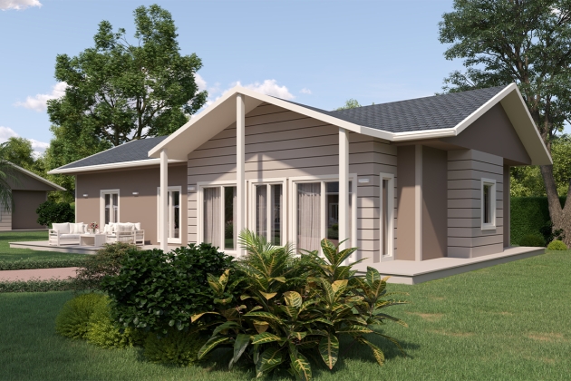 Çelik ev tasarımı Ufuk 120 m²