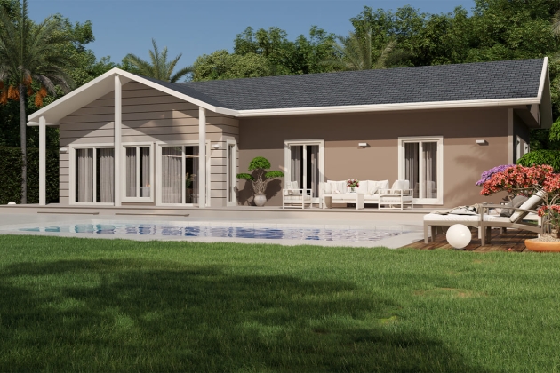 Premium çelik ev modeli Ufuk 120 m² 