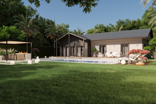 Şık ve dayanıklı çelik ev Ufuk 120 m² 