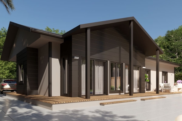 Çelik konstrüksiyon ev Ufuk 120 m²