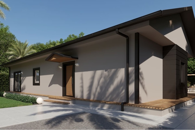 Ferah ve kullanışlı çelik ev Ufuk 120 m²