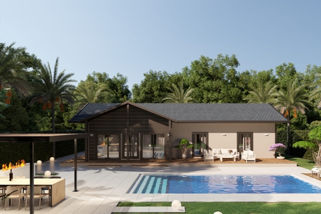 Doğaya uyumlu çelik ev Ufuk 120 m²