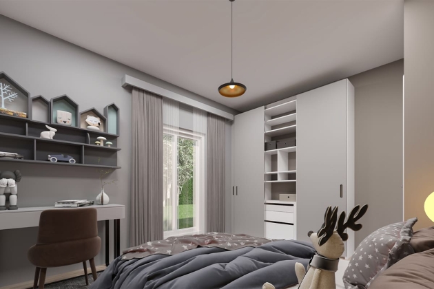 Uzun ömürlü çelik ev Ufuk 120 m²