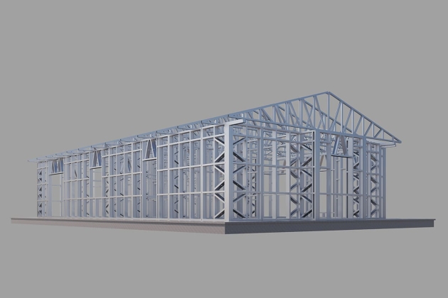 Yüksek izolasyonlu çelik ev Ufuk 120 m²