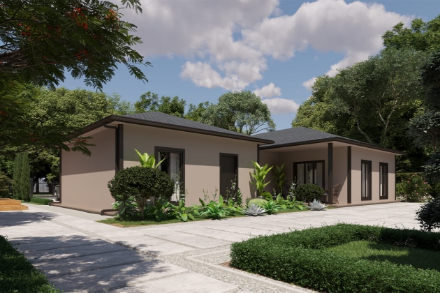 Prefabrik çelik ev modeli Barış 154 m²