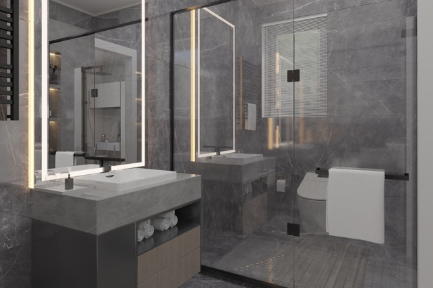 Minimalist steel house model Serenity 154 m²