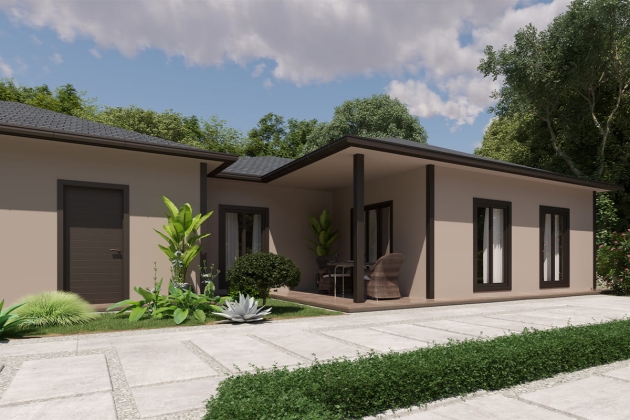 Energy efficient steel house Serenity 154 m²