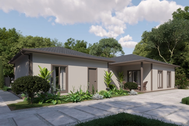 Long-lasting steel house Serenity 154 m²