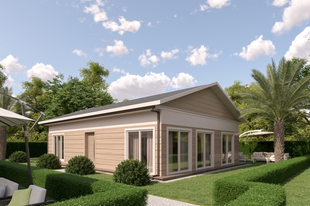 Depreme dayanıklı çelik ev Kutup Yıldızı 100 m²