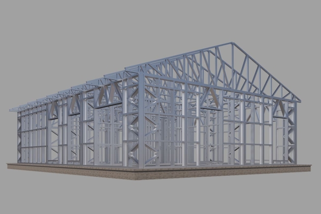 Yüksek izolasyonlu çelik ev Kutup Yıldızı 100 m²
