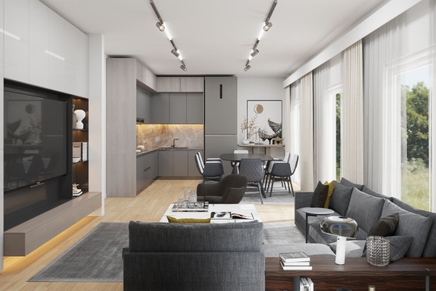 Innovador diseño de la casa de acero Polaris 100 m²