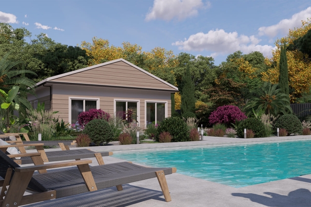 Stylish and durable steel house Polaris 100 m²