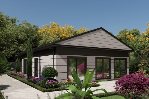 Safe steel house structure Polaris 100 m²