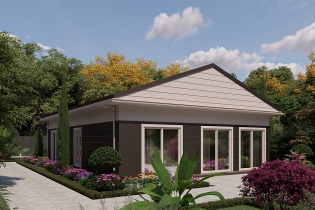 Steel house in harmony with nature Polaris 100 m²