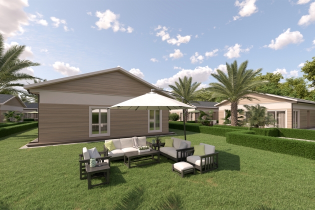 Casa de acero altamente aislada Polaris 100 m²